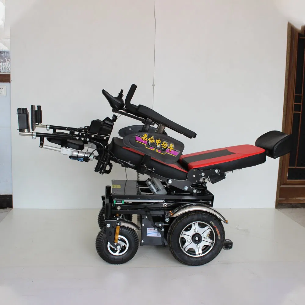 Disabled Medical Equipment Reclining Lifting Standing up Automatic Electric Wheelchair