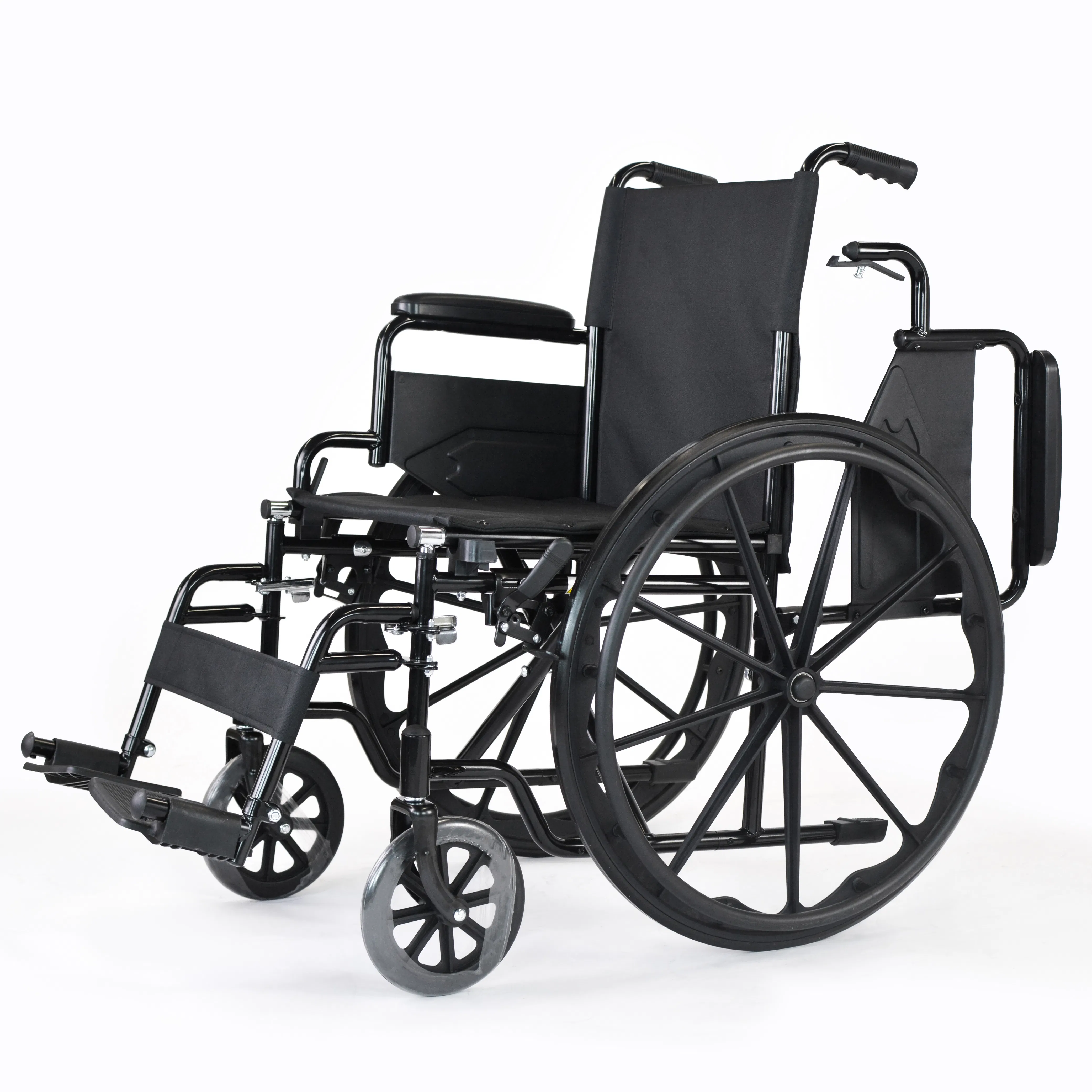 Lightweight Folding Wheelchair, Adjustable Design by Wheelchair Supplier, Manual Wheelchair