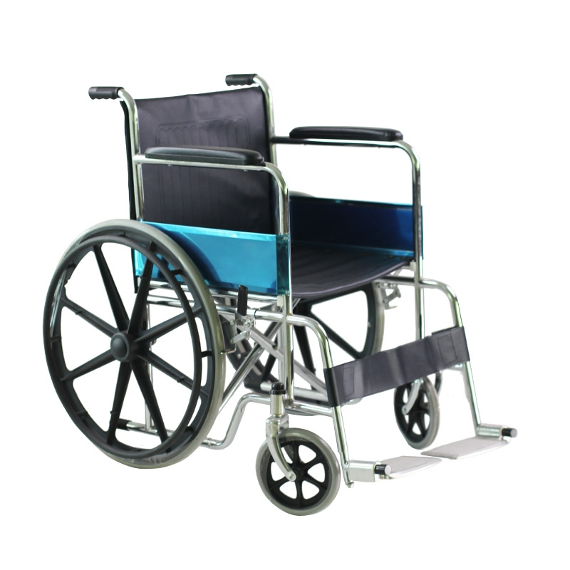 CE-Certified Medical Lightweight Folding Manual Wheelchair Suitable for The Elderly/ Disabled