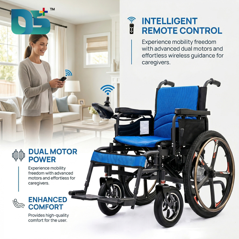 Travel-Friendly Foldable Lightweight Mobility Active Sports Electric Wheelchair