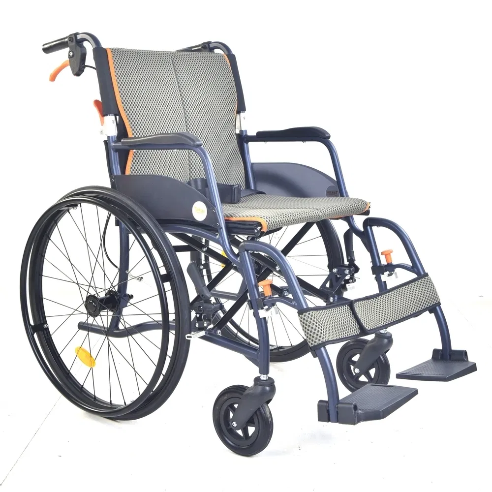 Syiv100-20A3 Cheap Price Advanced Material Foldable Backrest Wheelchair for Effortless Transport
