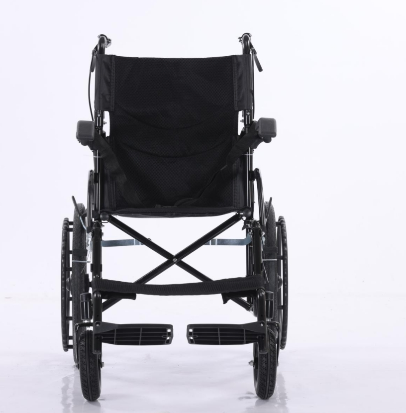 All-Terrain Folding Manual Wheelchair Lightweight Compact &amp; Reinforced Front Casters
