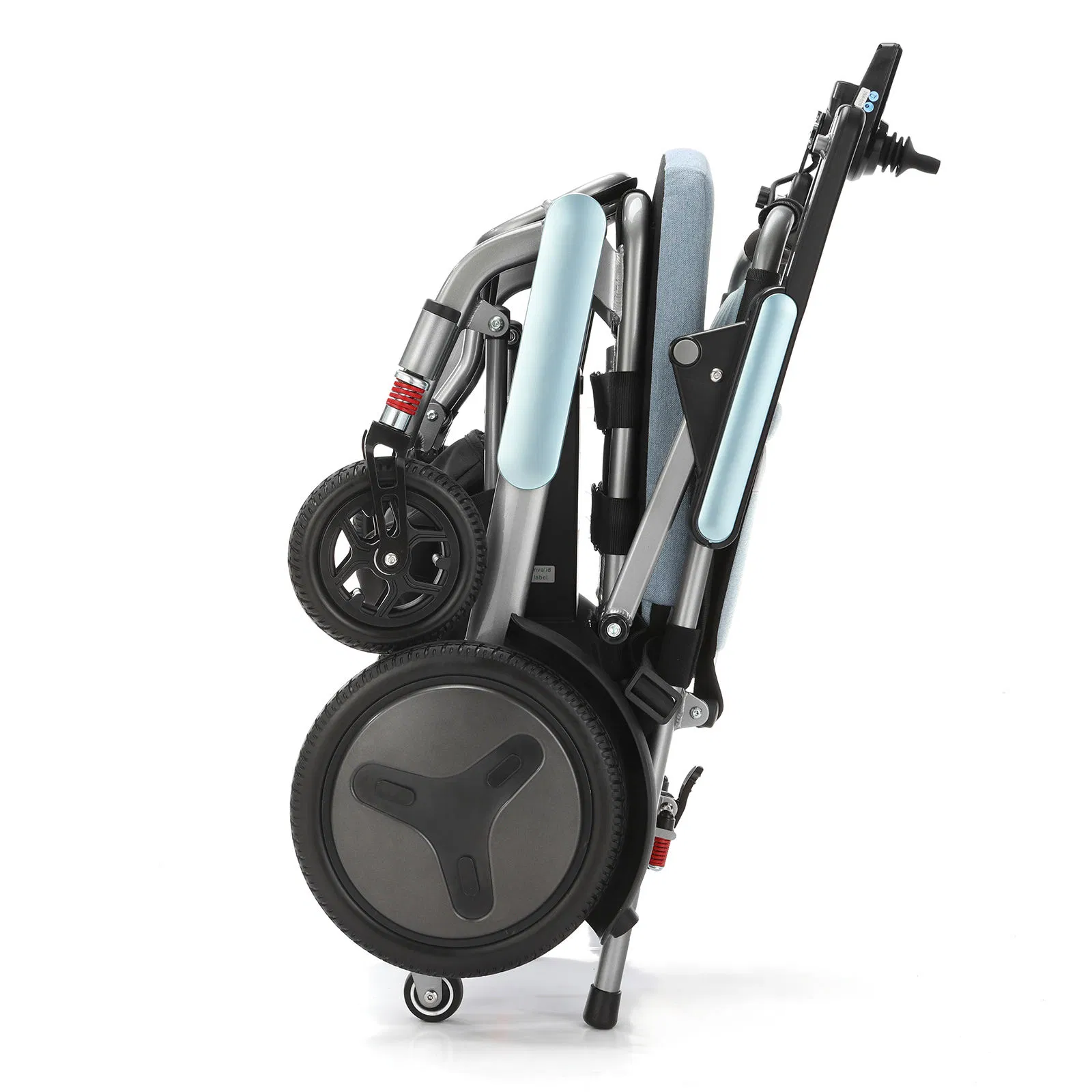 Baichen Hot Sale All Terrain Ultralight Aluminium Alloy Lightweight Foldable Smart Power Electric Wheelchair for Disabled