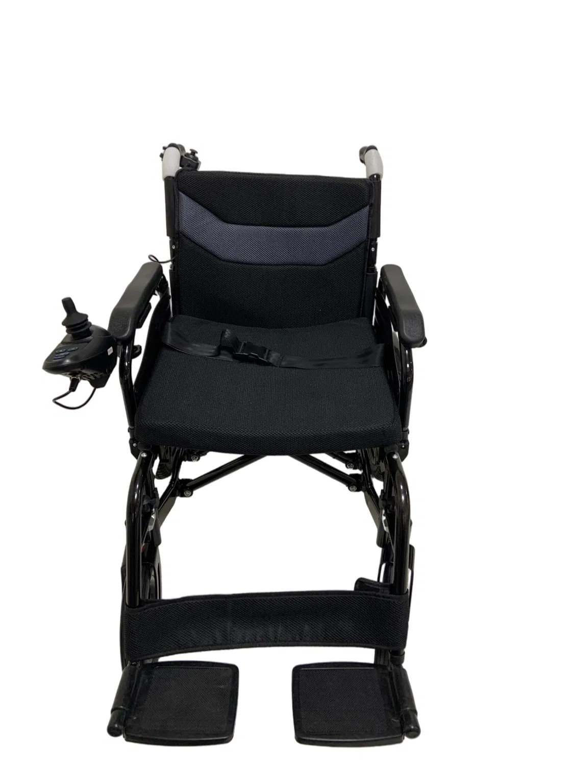 Durable Steel Manual Wheelchair with Foldable Backrest for Easy Transport