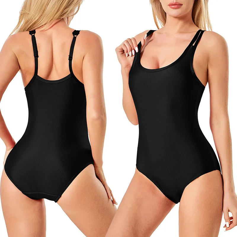 Traje de baño elástico de una pieza