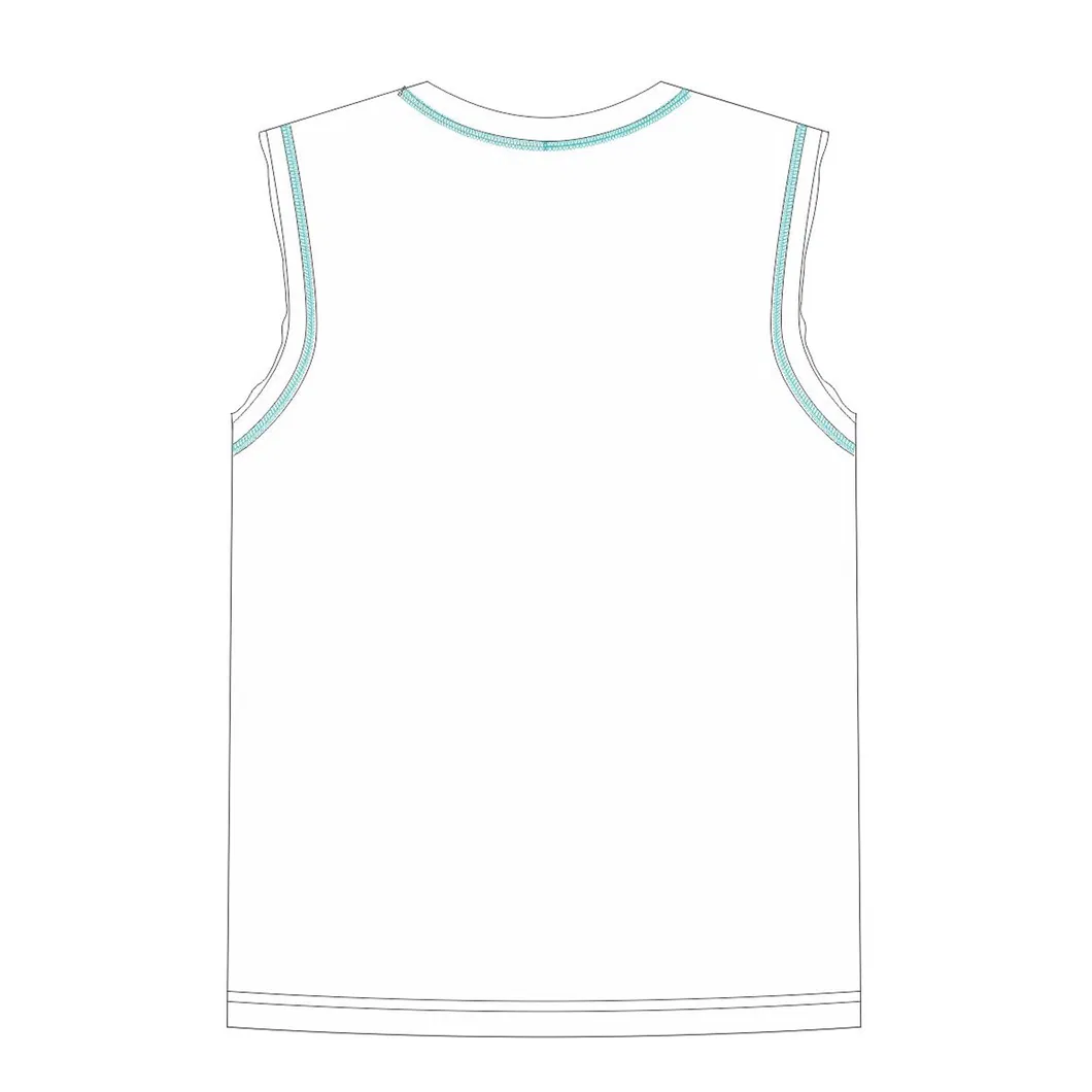 100% Camiseta sin mangas transpirable de verano para niños, impresa en algodón orgánico