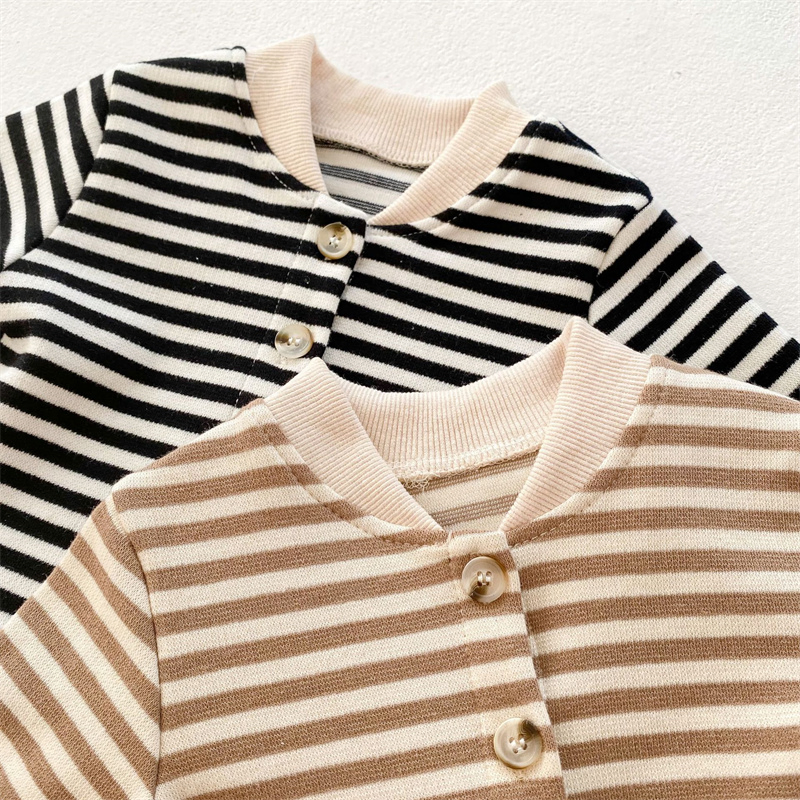 Ropa para bebé recién nacido, conjunto de manga larga y pantalones cortos, atuendos para niños pequeños, boutique