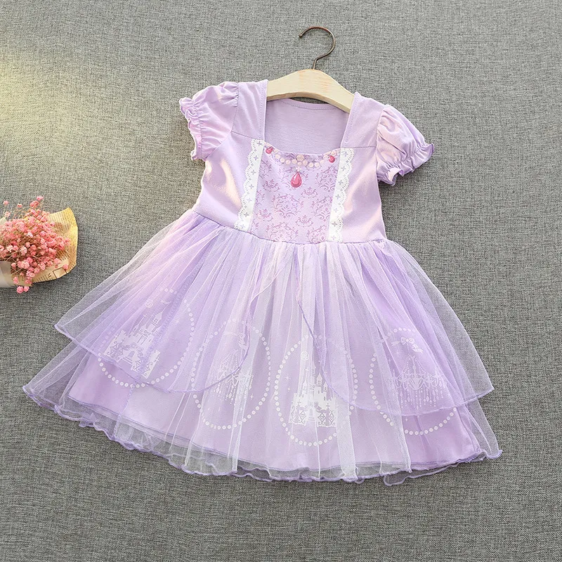 Vestido de Bautizo de Encaje para Niñas Princesa, Ropa Formal para Fiestas para Bebés y Niñas Pequeñas