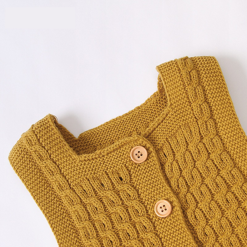 Ropa de bebé de muselina, mono sin mangas para bebés, jumpsuit de algodón orgánico para niños, ropa de bebé con botones