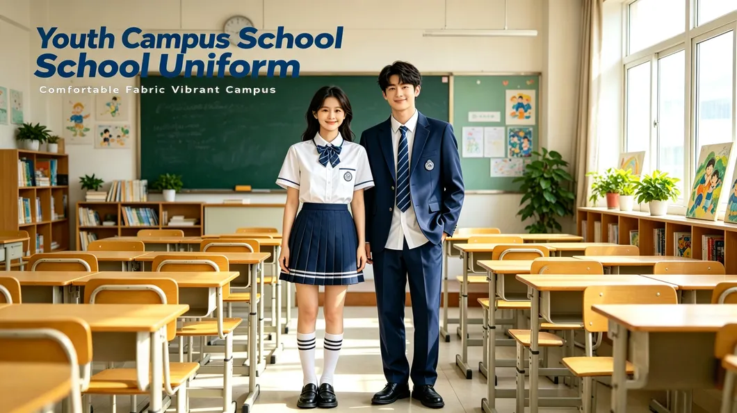 Uniforme escolar formal para niños y niñas con insignia bordada personalizada