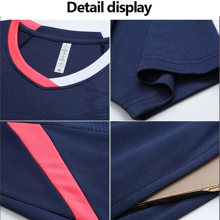 Ropa deportiva personalizada para fútbol, secado rápido, entrenamiento de partidos para niños y adultos