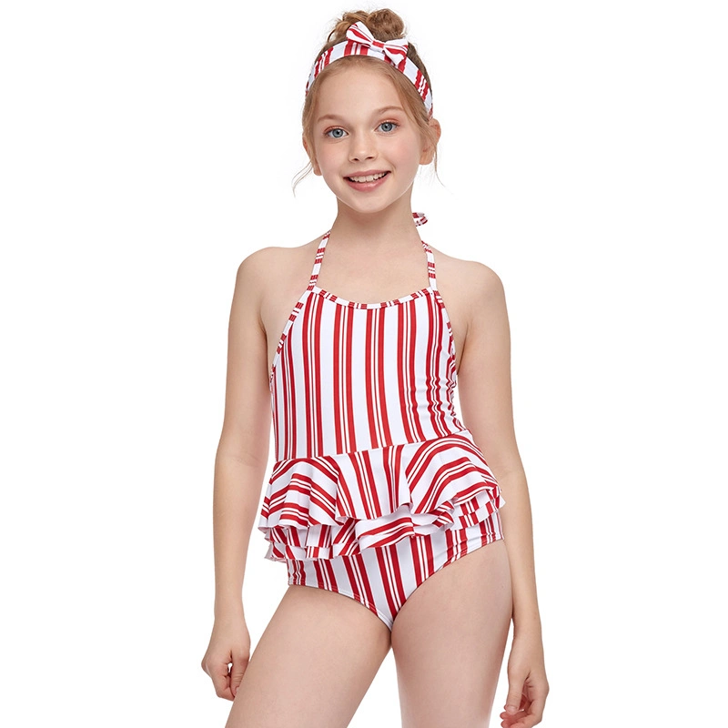 Ropa de playa para bebés y niños pequeños, traje de baño sin mangas con tirantes