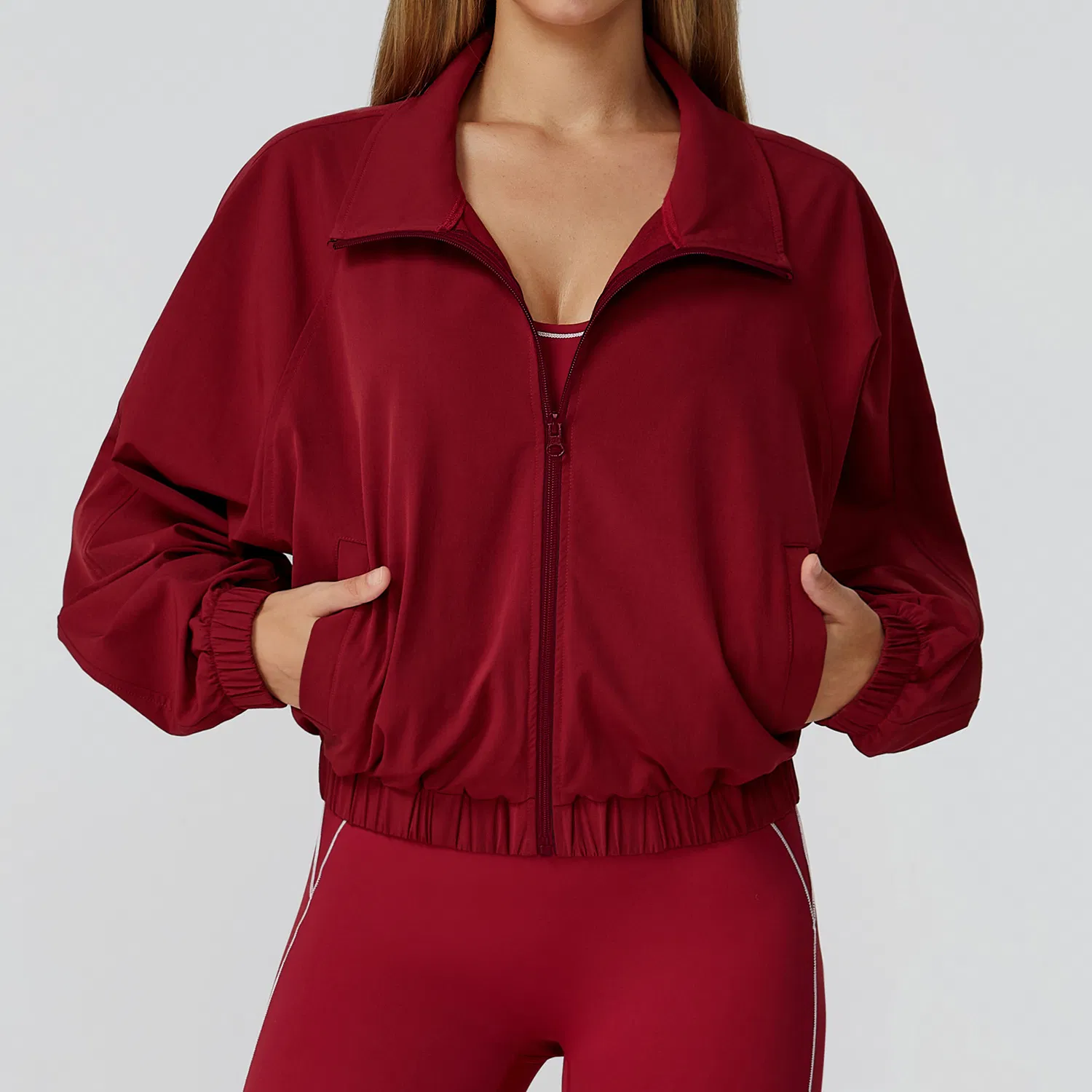 2026 Conjunto de chándal de mujer de moda con sudadera oversized y joggers cargo, ropa de chándal de moda