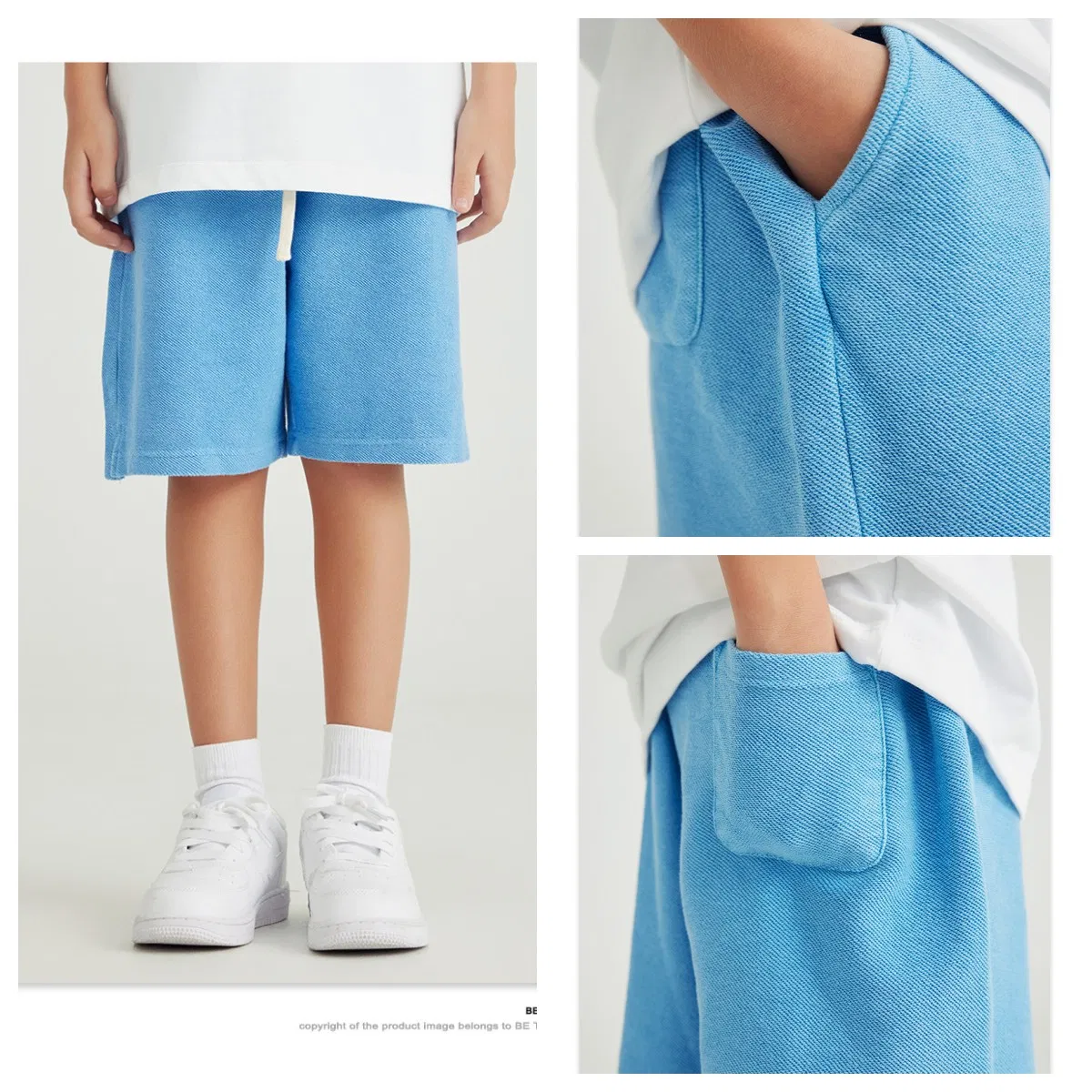 Nuevo Estilo 340GSM 100%Cotton Pantalones Básicos de Peso Pesado para Niños Color Unisex Vintage Ropa Urbana para Niños Ropa Deportiva