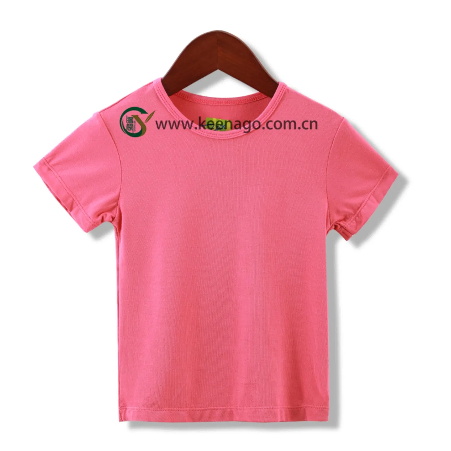 Ropa Infantil Sostenible OEM ODM 95% Bambú 5% Spandex Camiseta de Verano