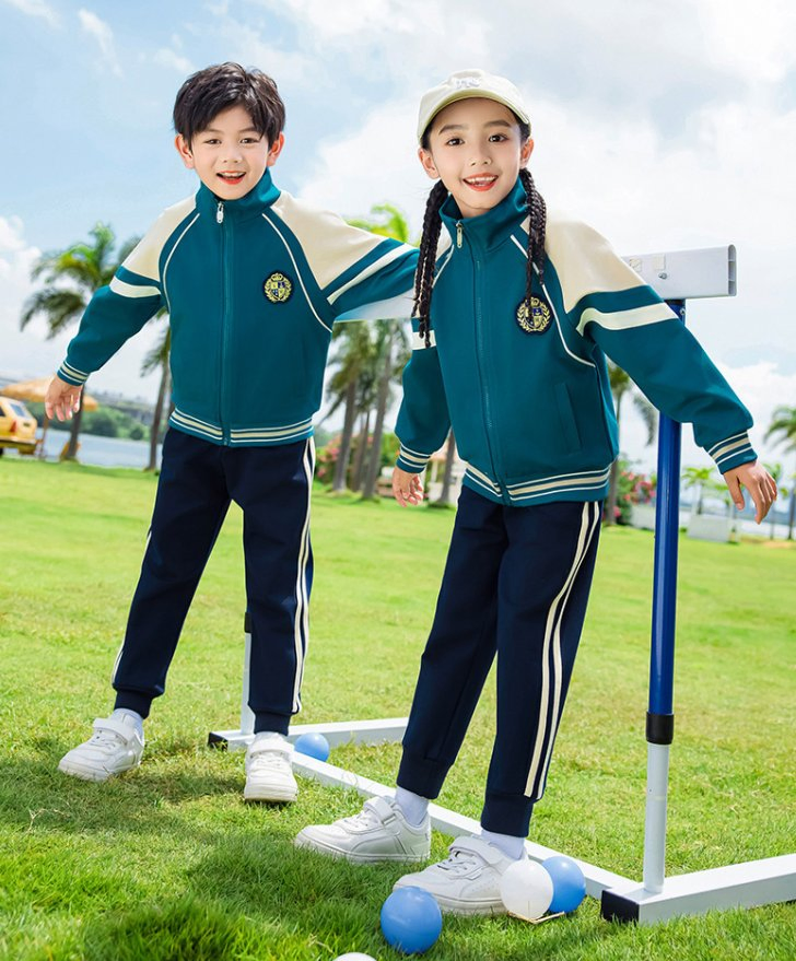 Uniforme escolar deportivo de alta calidad para niños, chándal de primavera y otoño para estudiantes