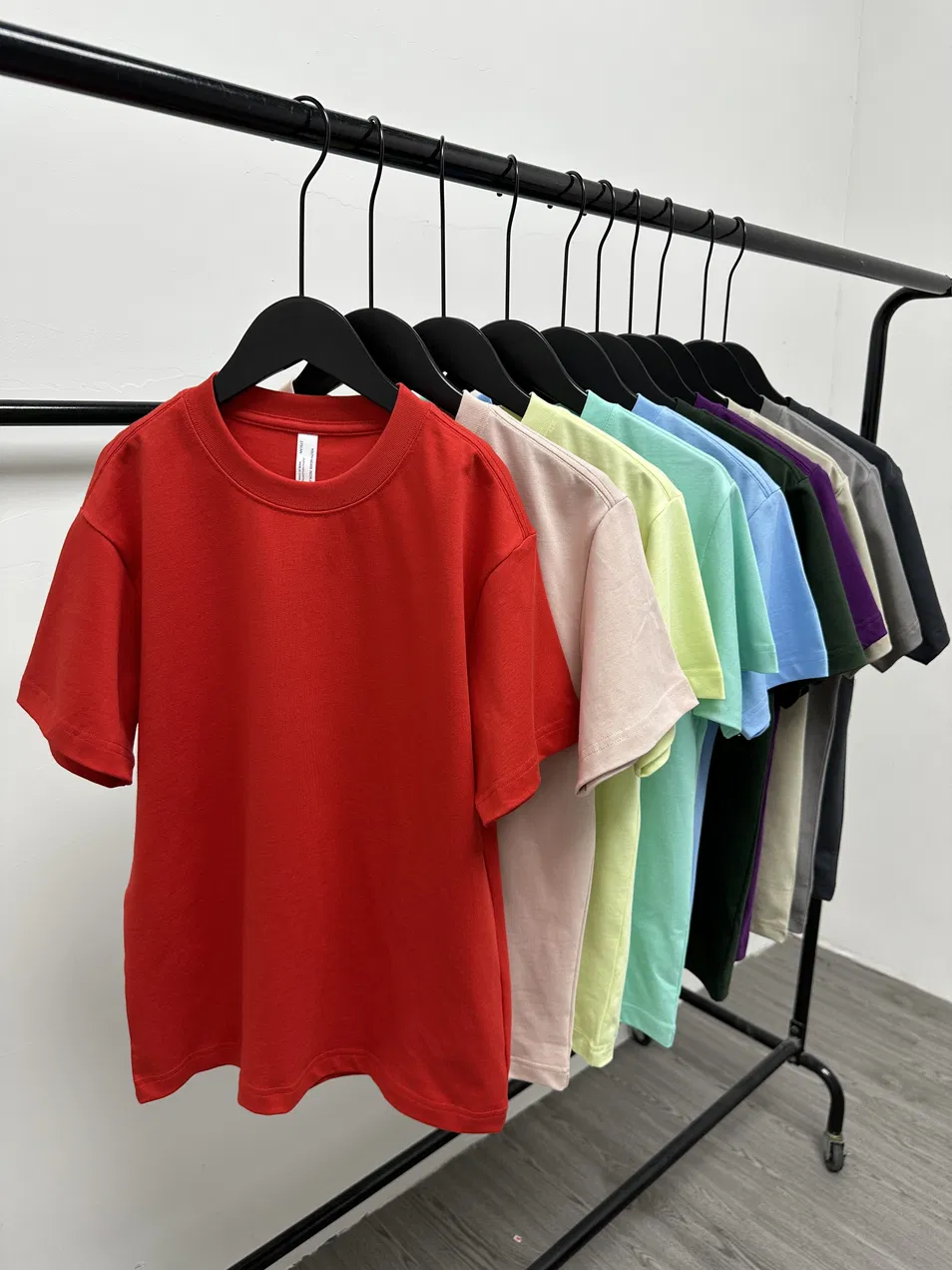 Ropa infantil de gran tamaño en color sólido impreso, 100% algodón orgánico