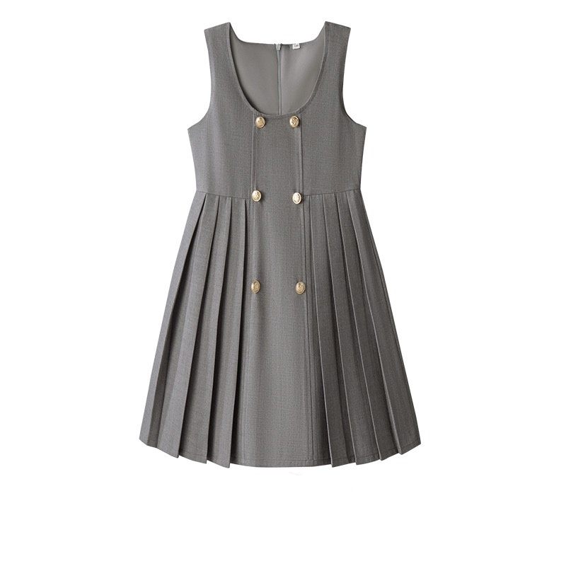 Vestido de pinafore formal para niñas de jardín de infantes, uniforme escolar al por mayor