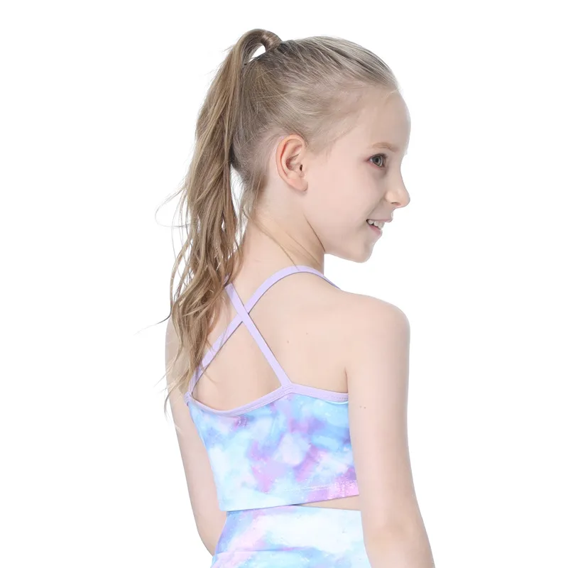 Ropa de entrenamiento lujosa para niños y padres, tela cómoda y transpirable para bebés, conjunto de yoga, ropa deportiva para fitness, danza y tenis para niñas