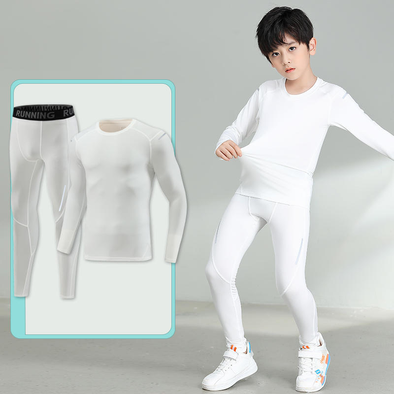 Emblema para chándal de forro polar para mujeres, yoga, chándales de poliéster para hombres, conjunto para niños, tela de compresión completa, ropa deportiva de gimnasio