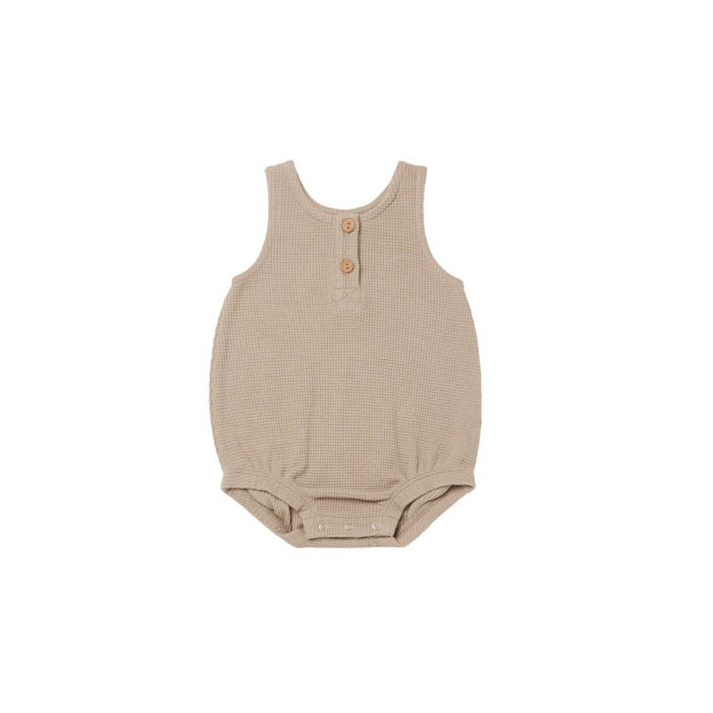 Ropa personalizada para bebés y niños, diseño de etiqueta privada, mono para recién nacidos y niños pequeños de verano