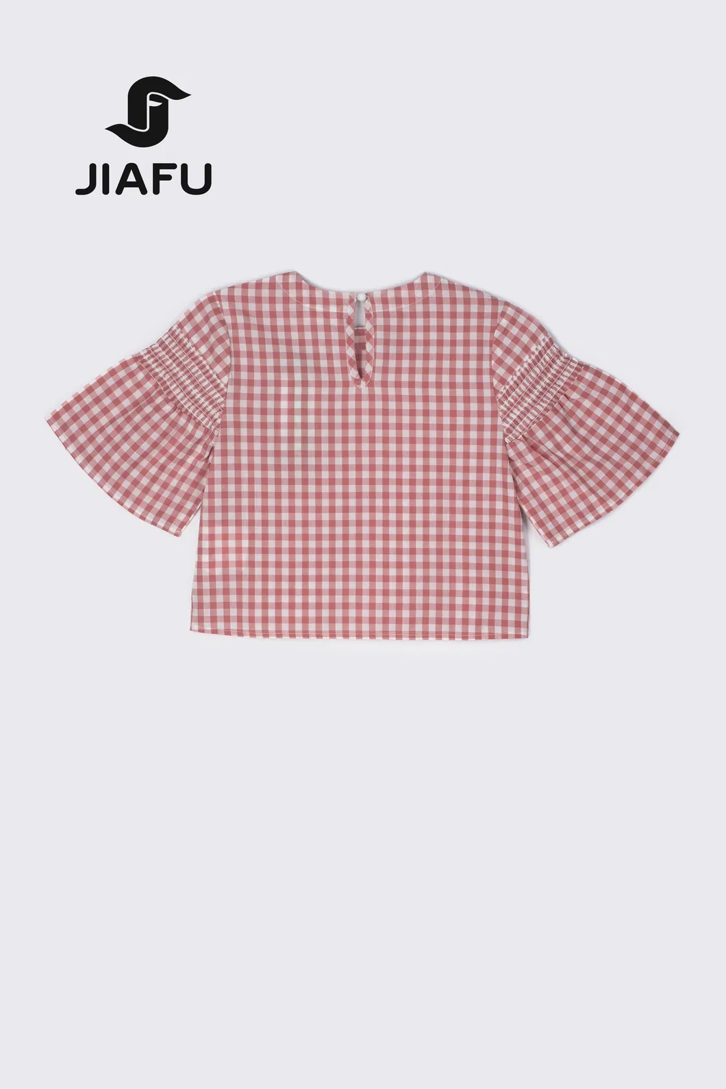Diseño de moda fábrica de ropa infantil logotipo personalizado blusa casual para niñas