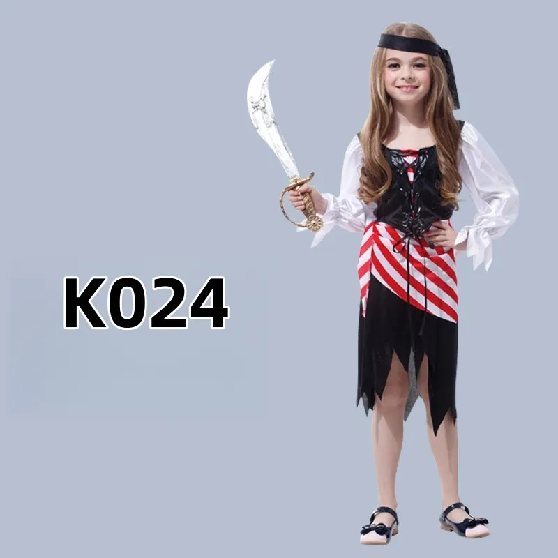 Disfraz de Halloween para niños, disfraces de pirata, ropa de actuación para niños para fiestas
