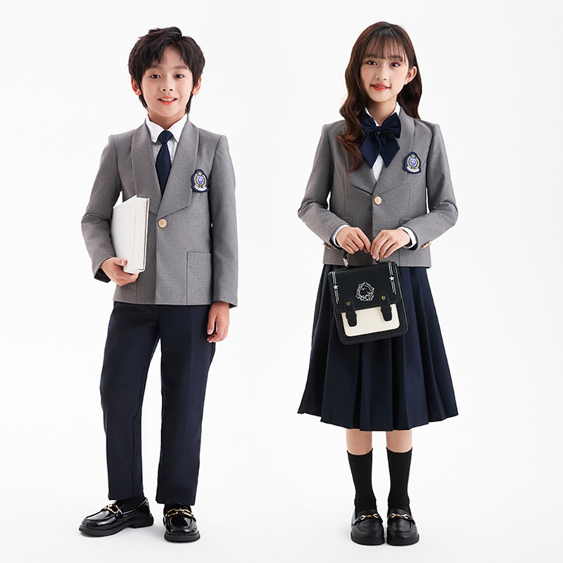 Suministro de fábrica ODM Primaria Niños Escuela Media Alta Niños Jardín de Infancia Niñas y Niños Diseños Uniforme Escolar Personalizado