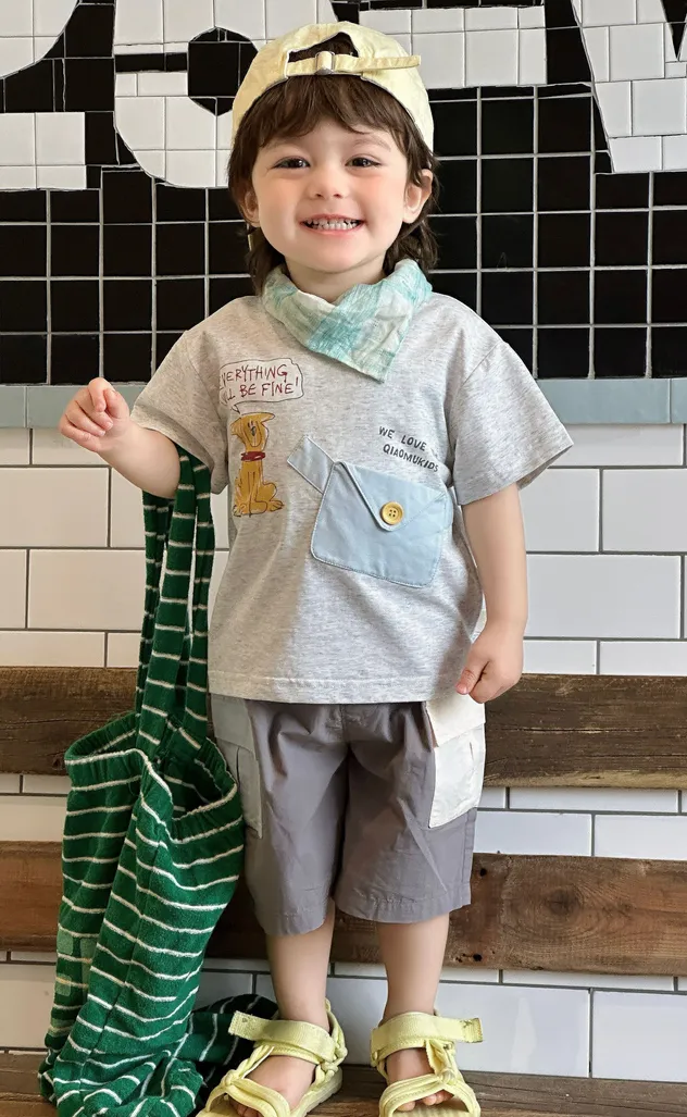 Polo de rayas para niños