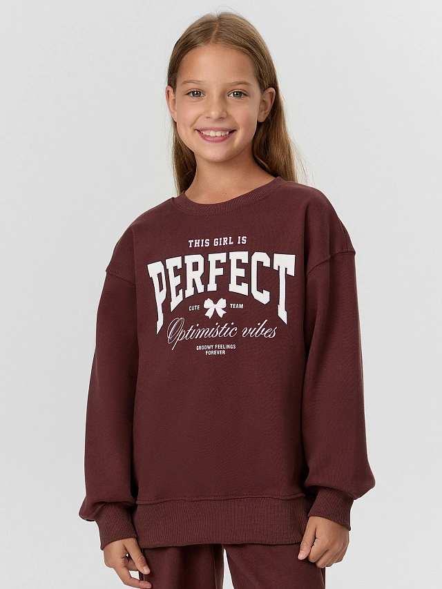 Ropa de niños perfecta para niñas adolescentes, sudaderas de cuello redondo con pantalones de running