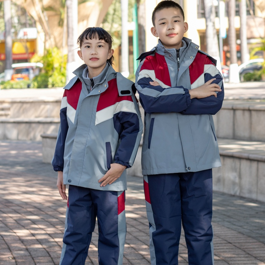 Ropa escolar resistente a la decoloración de fábrica para niñas, uniforme para escuela secundaria