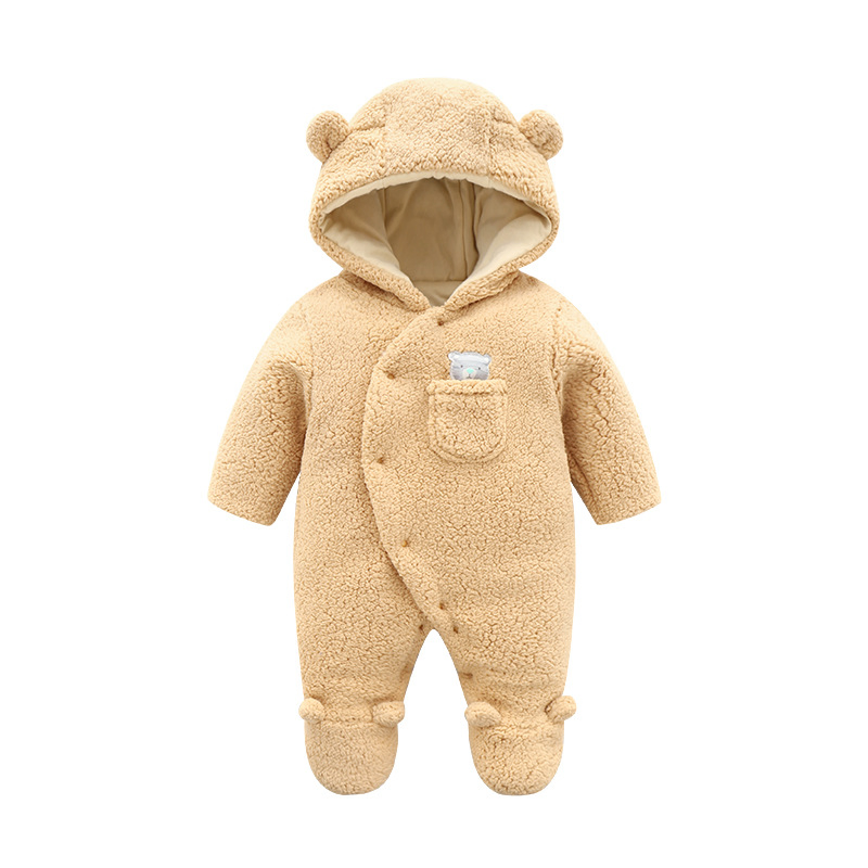 Mono de lana de cordero para bebés, mono de invierno para bebés, mono para recién nacidos, prenda para recién nacidos, ropa para bebés, mono infantil, ropa bonita para bebés, ropa para niños, ropa para niños pequeños