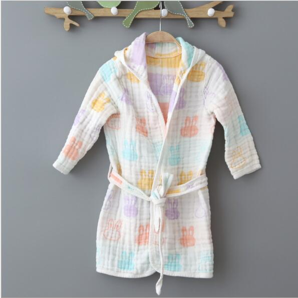 6 Pijamas de algodón muselina para niños ropa de noche