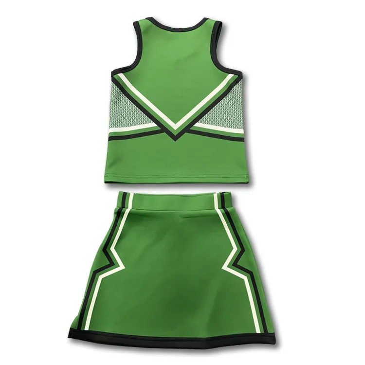 Uniformes de práctica personalizados para el equipo de baile femenino, ropa de animación sublimada