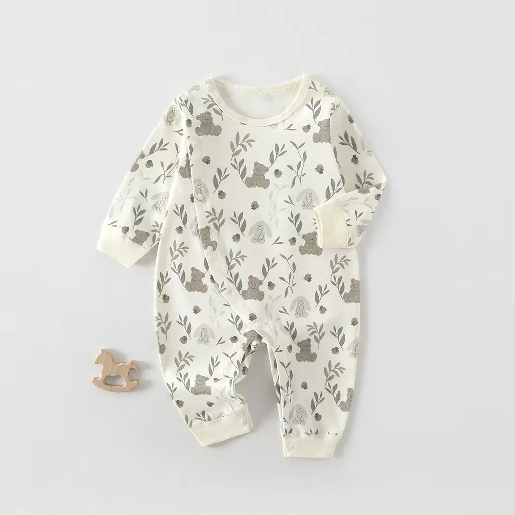 Ropa de bebé recién nacido de algodón, mono, bodysuit suave, overol de una pieza para infantes