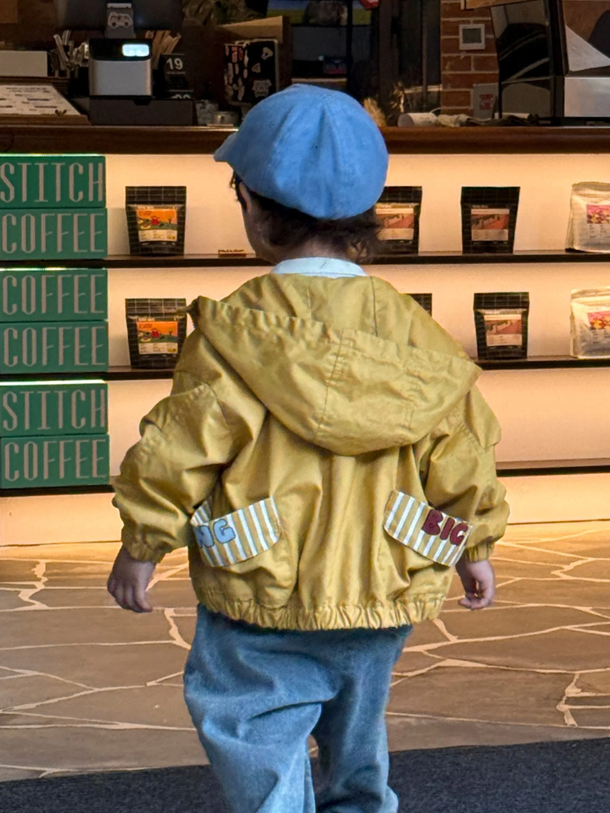Abrigo con capucha y cremallera para niños, ropa exterior con patrón de dibujos animados