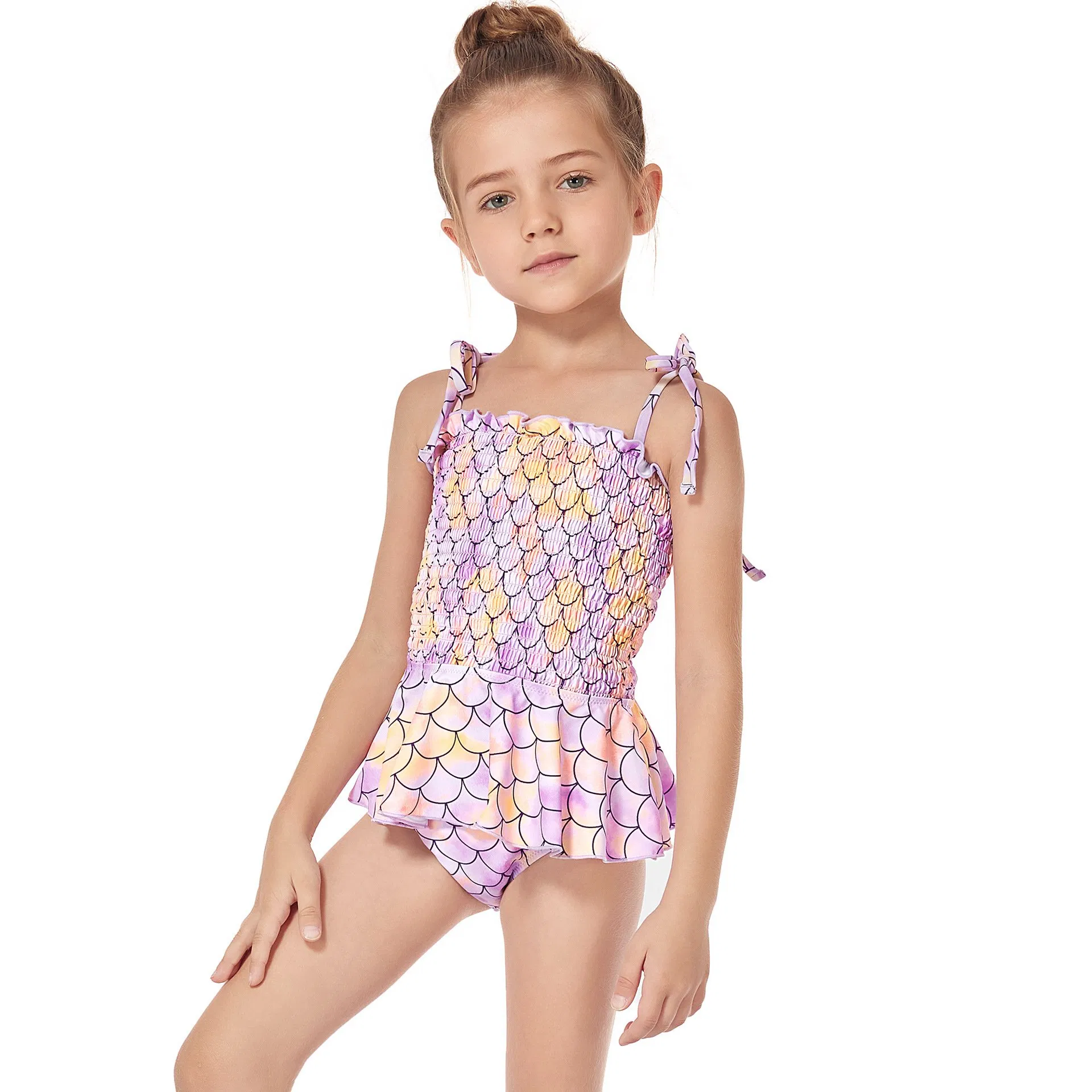 Ropa de baño al por mayor para bebés, traje de baño de verano para niñas, traje de baño para niños pequeños, ropa de baño para recién nacidos