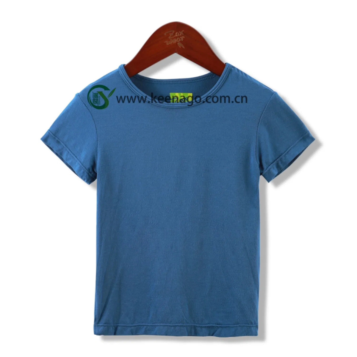 Ropa Infantil Sostenible OEM ODM 95% Bambú 5% Spandex Camiseta de Verano