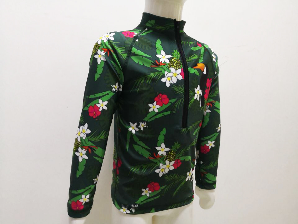 UV50+ Traje de baño de Lycra para niños / Ropa de baño / Camiseta de protección