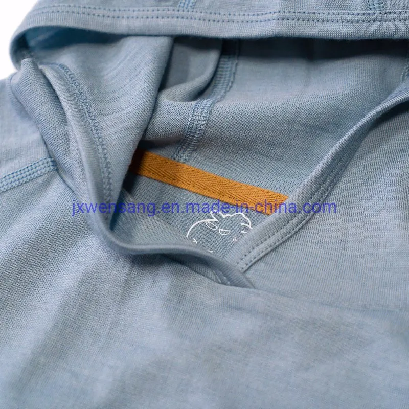 Sudadera con capucha personalizada de lana merina australiana para niños