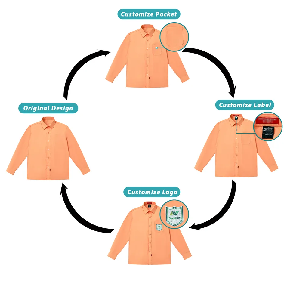 Camisa de manga larga y pantalones escolares Ropa escolar Vestimenta estudiantil