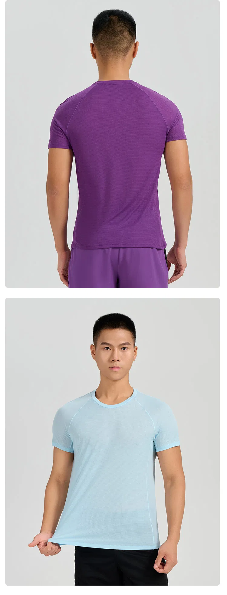 Conjunto de chándal de punto para hombres ligero y suave para correr y hacer jogging en primavera y verano