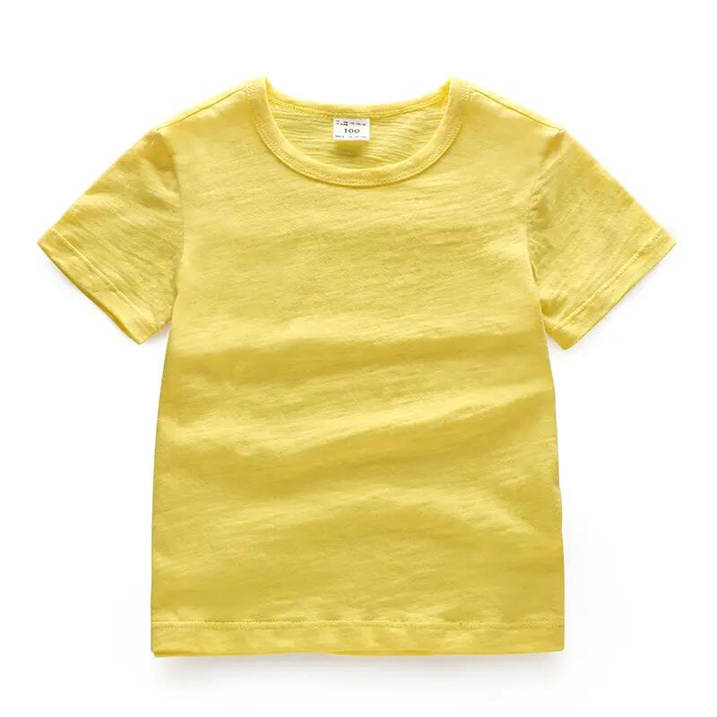 Ropa infantil personalizada sostenible de camiseta gráfica