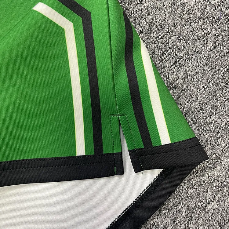 Uniformes de práctica personalizados para el equipo de baile femenino, ropa de animación sublimada
