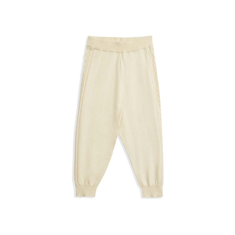 Conjunto de falda de suéter de punto de algodón orgánico para niñas, venta caliente, ropa suave para bebés en primavera