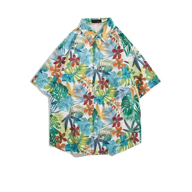 Camisa hawaiana vintage sublimada personalizada 9