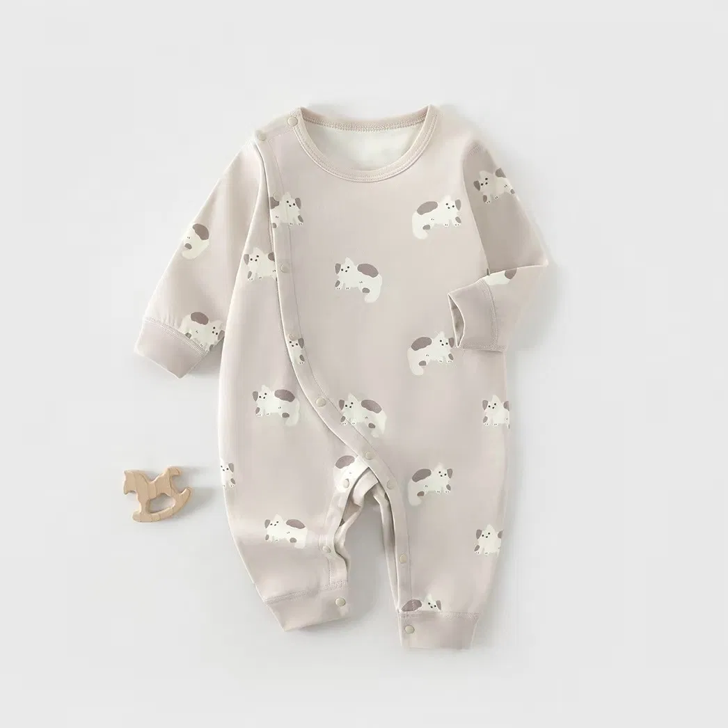 Ropa de bebé recién nacido de algodón, mono, bodysuit suave, overol de una pieza para infantes