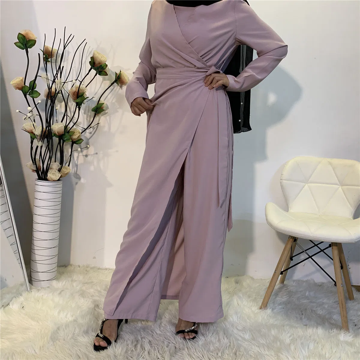 Precio de fábrica de abaya para mujeres en Dubái para Eid, baju kurung, jubah, vestido largo musulmán maxi, ropa islámica para mujeres, ropa para niñas, fiesta