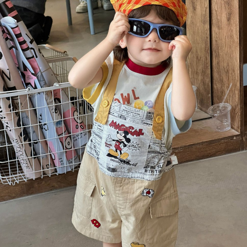 Conjuntos de ropa de verano para niños con pantalones cortos