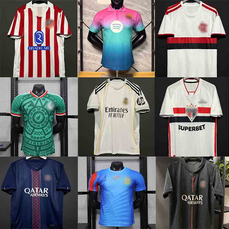 26/27 Tailandia Ropa de Diseñador de Alta Calidad Uniformes de Fútbol Uniformes de Fútbol Universitarios Trajes Uniformes de Fútbol Personalizados Uniformes de Fútbol Retro Uniformes Deportivos para Niños